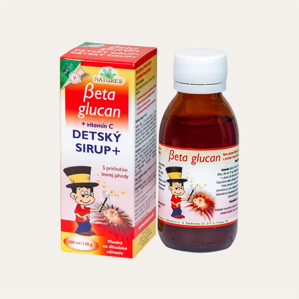 Beta glucan Detský sirup + Beta glucan Detský sirup +
